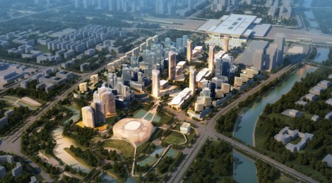 Zhengdong New District Transport Hub masterplan /BDP